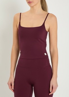 Vuori Allthefeels Stretch-jersey Workout Tank top Burgundy