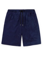 Post-Imperial - Ikeja Printed Cotton Shorts - Blue