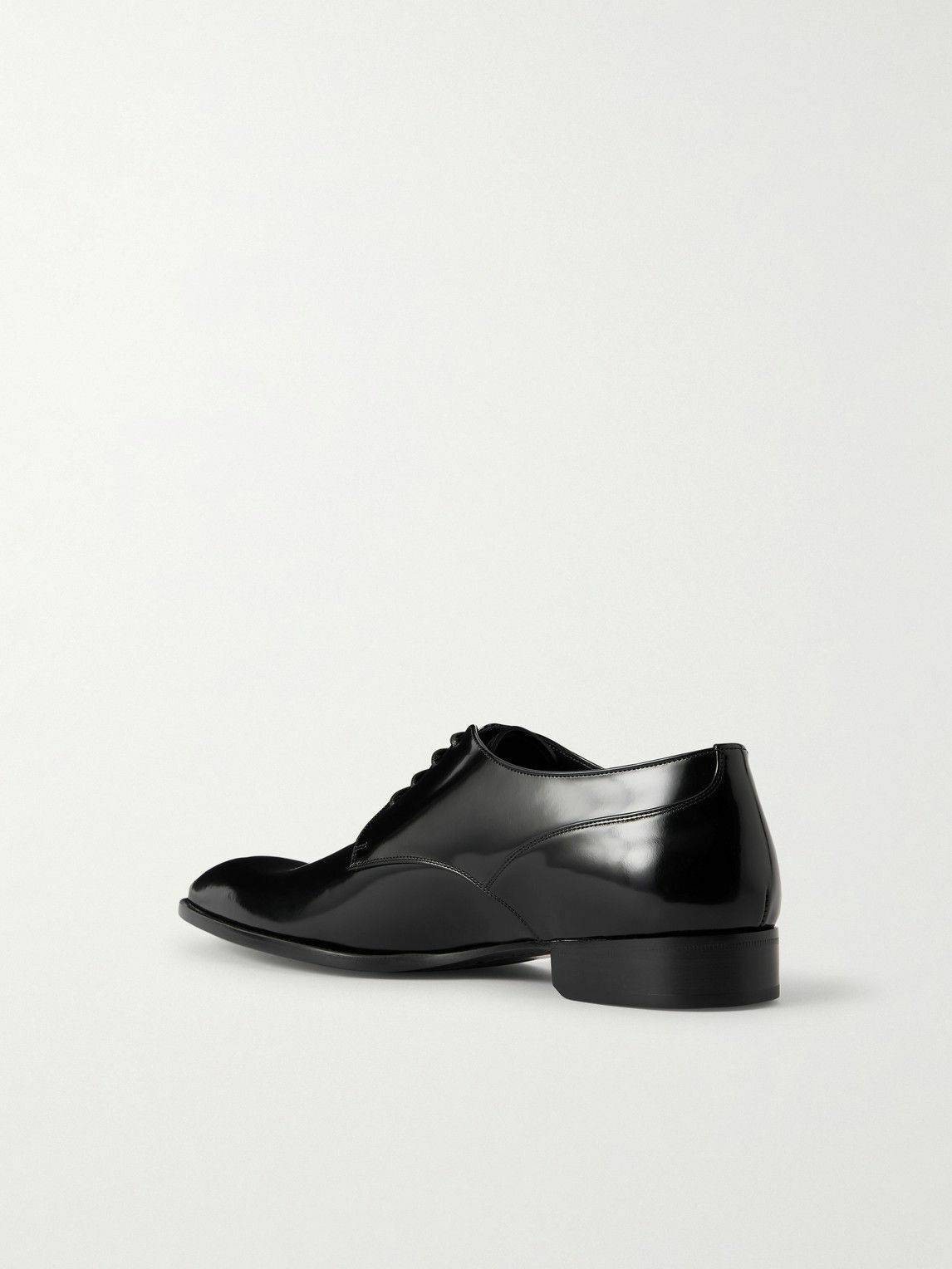 SAINT LAURENT - Stanton Leather Derby Shoes - Black