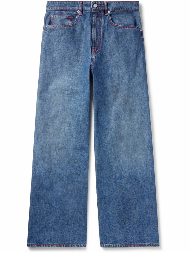 Photo: ERL - Indiana Wide-Leg Jeans - Blue