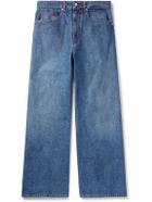 ERL - Indiana Wide-Leg Jeans - Blue