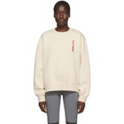 Polythene* Optics Off-White Vertical Sweatshirt