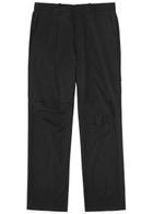 Helmut Lang Straight-leg Wool Trousers Black