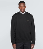 Prada Logo cotton-blend sweatshirt