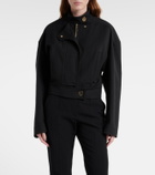 Sportmax Riviera oversized cotton bomber jacket