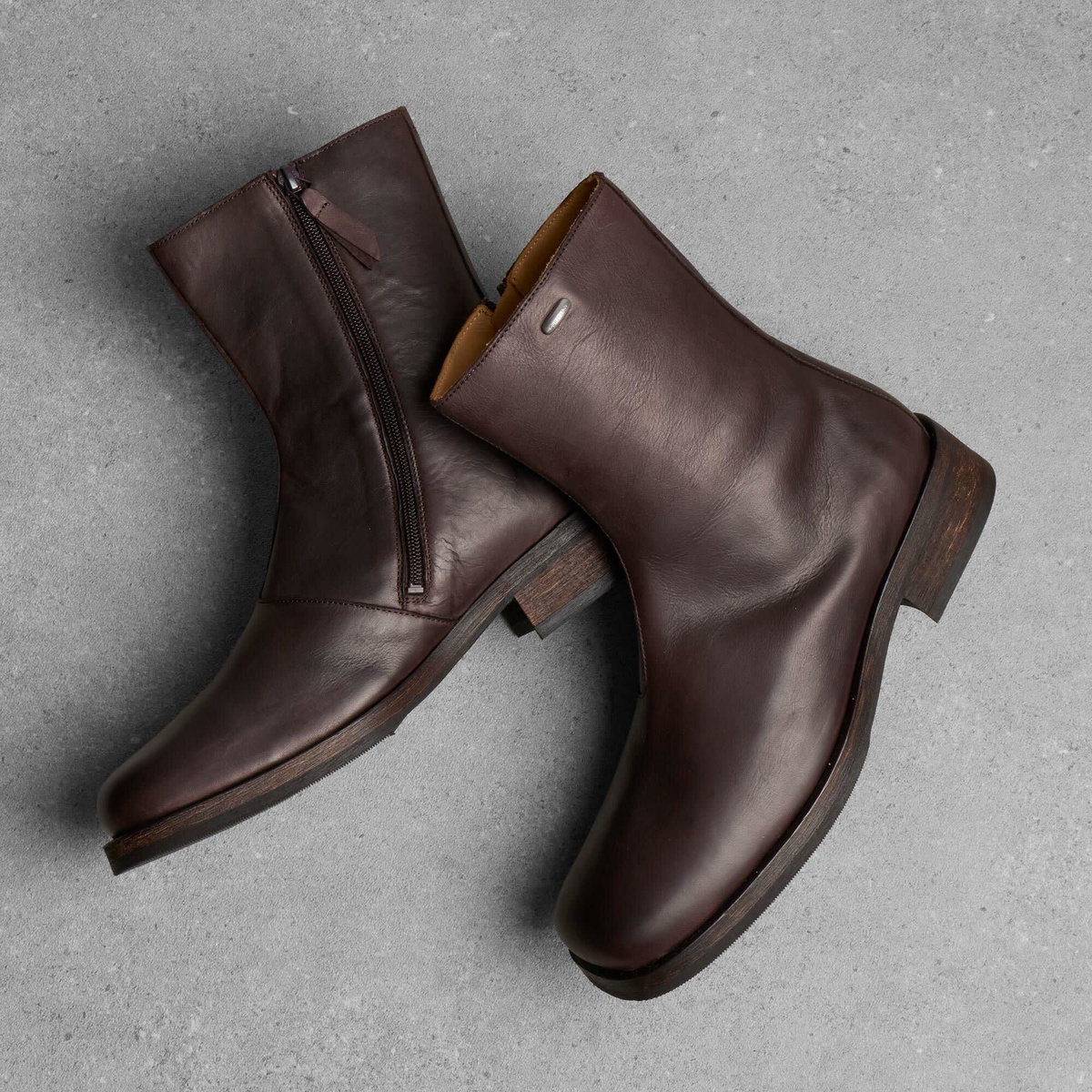 Our Legacy Men's Waxed Bovine Camion Boot in Matted Brown
