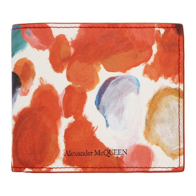Photo: Alexander McQueen Multicolor Painters Palette Bifold Wallet