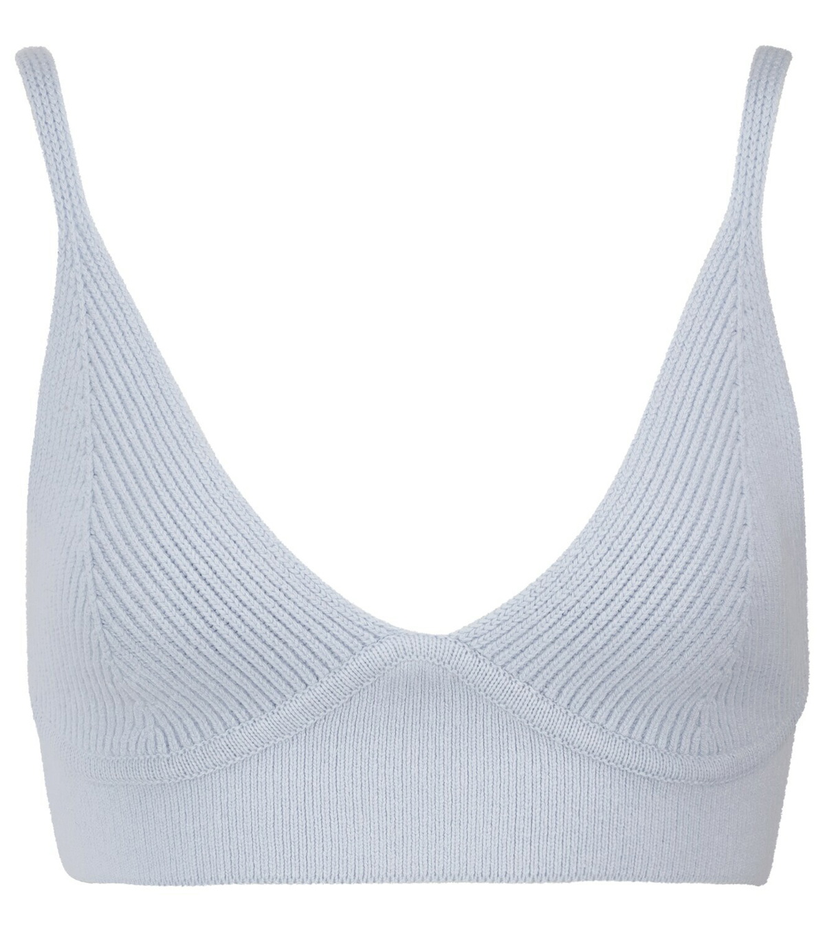 Issa Wool Blend Cable Bralette Tank (White)