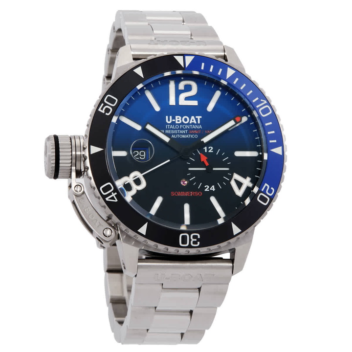 Photo: U-Boat Sommerso Automatic Blue Dial Mens Watch 9519/MT