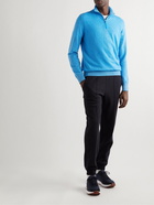 Loro Piana - Striped Cashmere Half-Zip Sweater - Blue