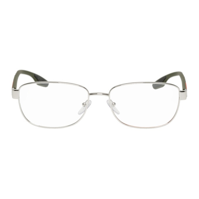 Photo: Prada Silver and Green Lifestyle Glasses