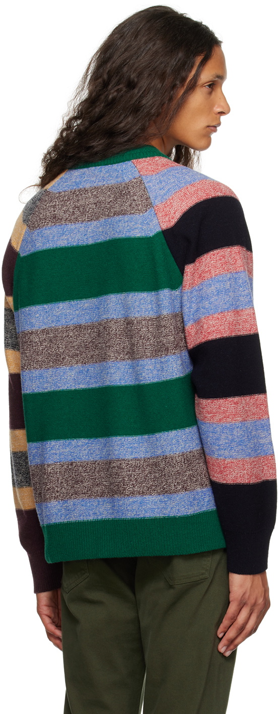 PS by Paul Smith Multicolor Stripe Cardigan
