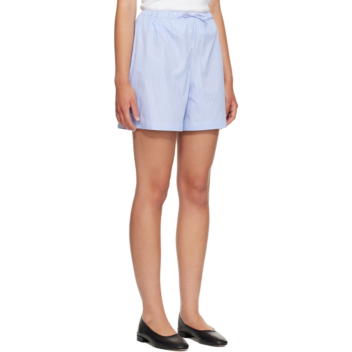 ANINE BING Blue Ramy Shorts