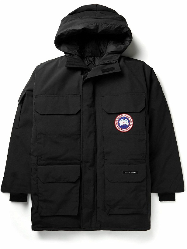 Photo: Canada Goose - Expedition Logo-Appliquéd Artic Tech® Hooded Down Jacket - Black