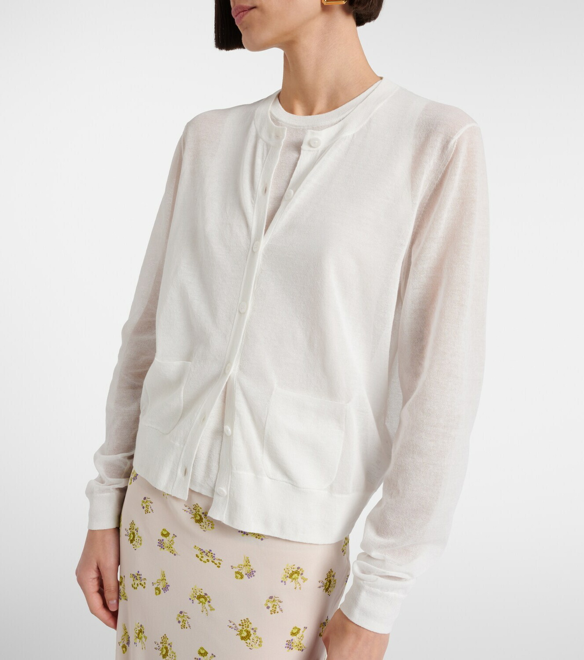Dorothee Schumacher Summer semi-sheer cotton-blend cardigan