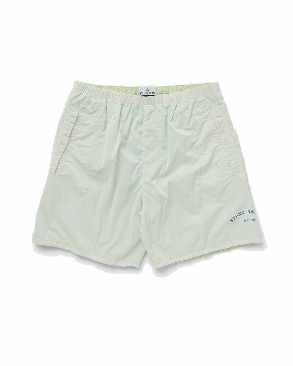 Photo: Stone Island Comfort Bermuda Rip Stop Prisma Tico Stone Island Marina Green - Mens - Sport & Team Shorts