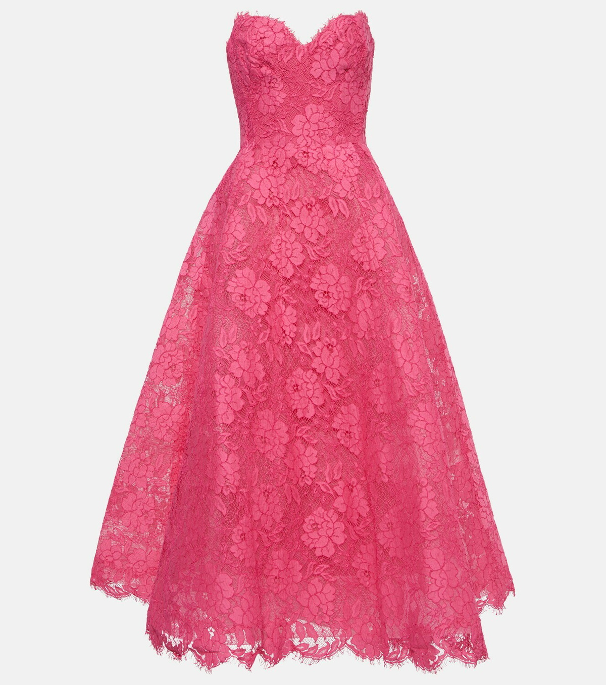 strapless open back dress Gemma Crepe Gown by ML Monique Lhuillier