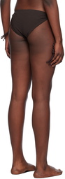 Jil Sander Brown Tangle Bikini Bottom