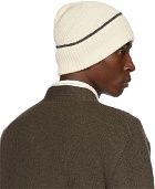 MHL by Margaret Howell Off-White Wool Beanie