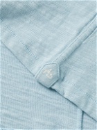 Rag & Bone - Classic Flame Cotton-Jersey T-Shirt - Blue