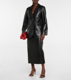 Dodo Bar Or Leather blazer