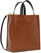 Marni Brown & Blue Small Soft Museo Tote