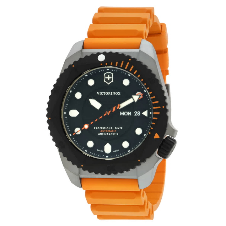 Photo: Victorinox Dive Pro Automatic Black Dial Mens Watch 241996
