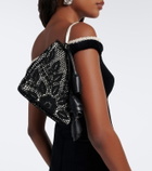 Magda Butrym Julia crochet satin top-handle bag