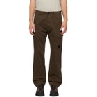 C.P. Company Khaki Stretch Sateen Regular Cargo Pants