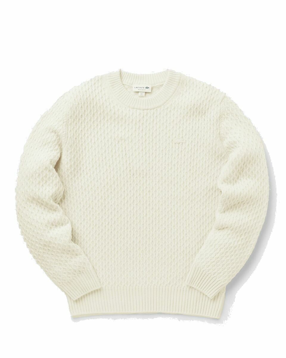 Photo: Lacoste Sweater White - Mens - Pullovers