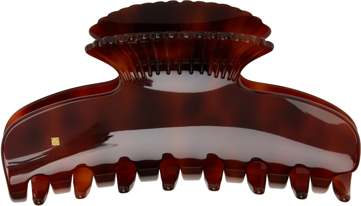 Sophie Buhai Brown Fan Shell Claw Clip
