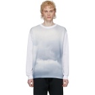 Fumito Ganryu White and Grey Cloudy Sky T-Shirt