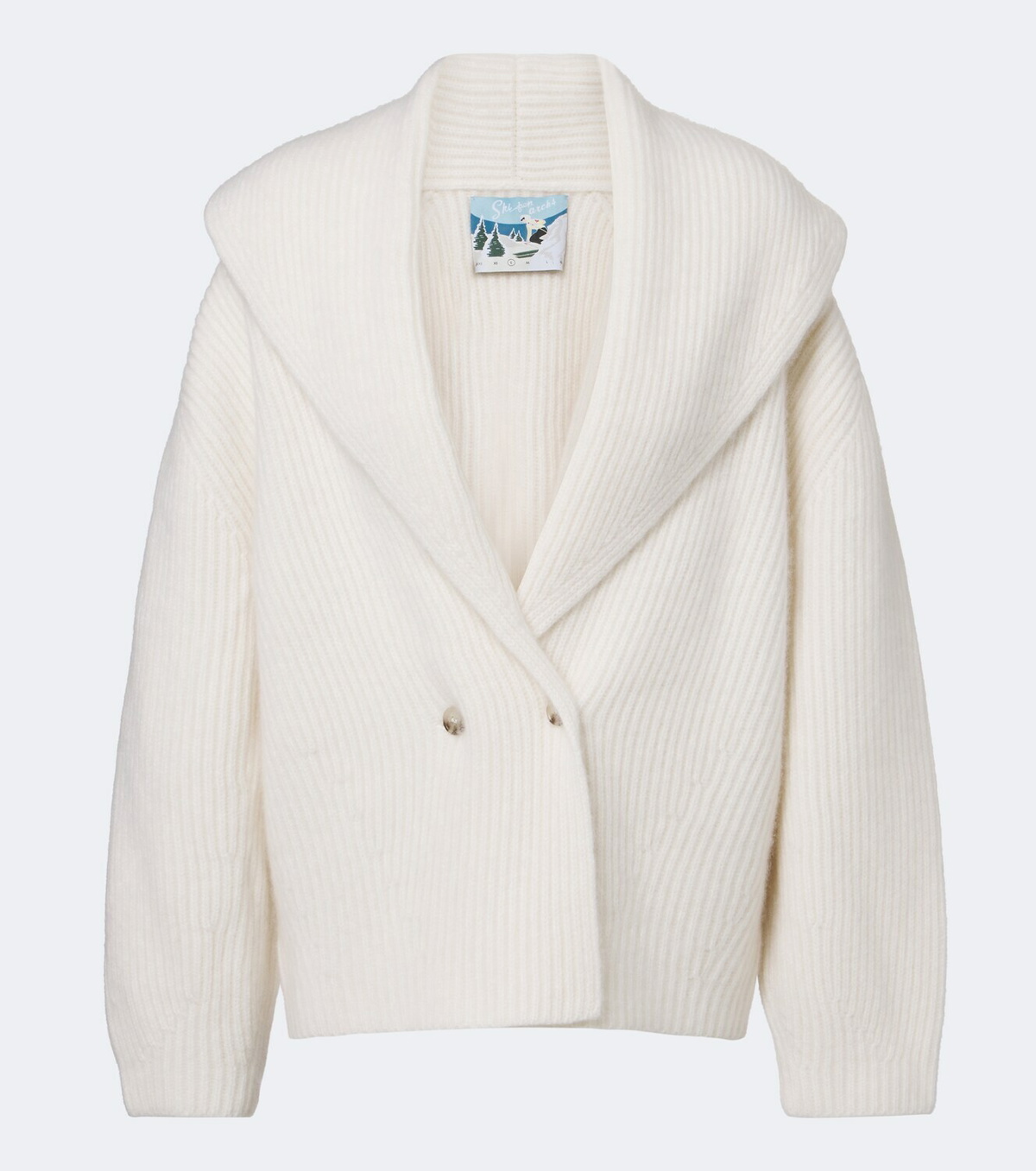 Arch4 Lucille ribbed-knit cashmere cardigan