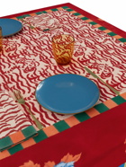 LISA CORTI Indian Tiger Red Tablecloth