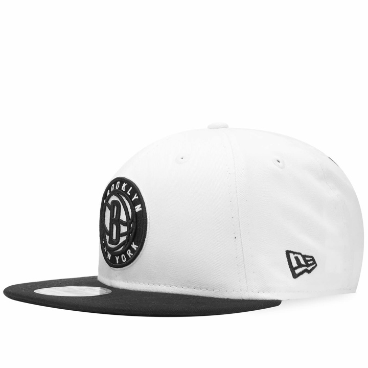 Photo: New Era Brooklyn Nets 9Fifty Adjustable Cap in White
