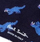 Paul Smith - Cotton-Blend Jacquard Socks - Blue