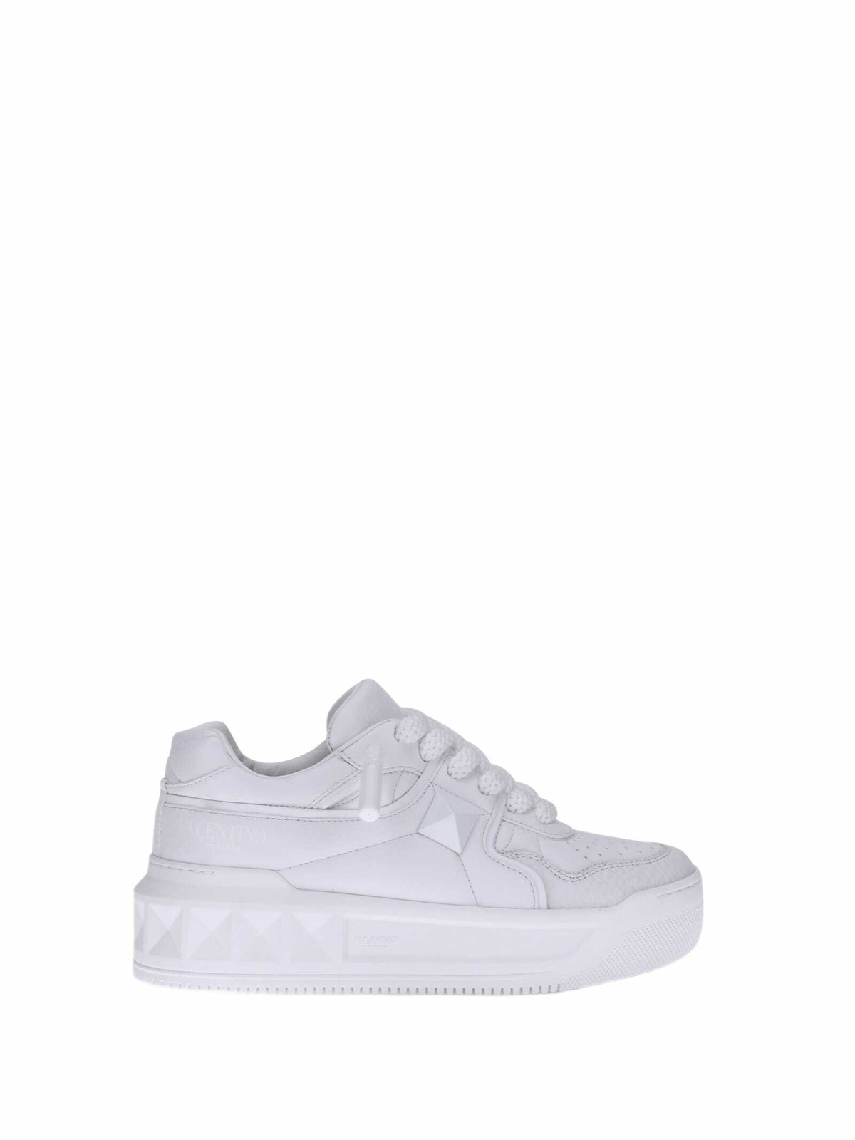 スニーカー Valentino Garavani White Nappa Leather Chromathon Sneakers White Chromathon Sneakers by Valentino Garavani on Sale