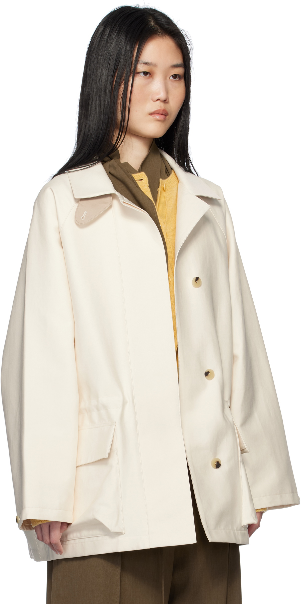 LE17SEPTEMBRE Off-White Cotton Traveller Jacket LE17SEPTEMBRE