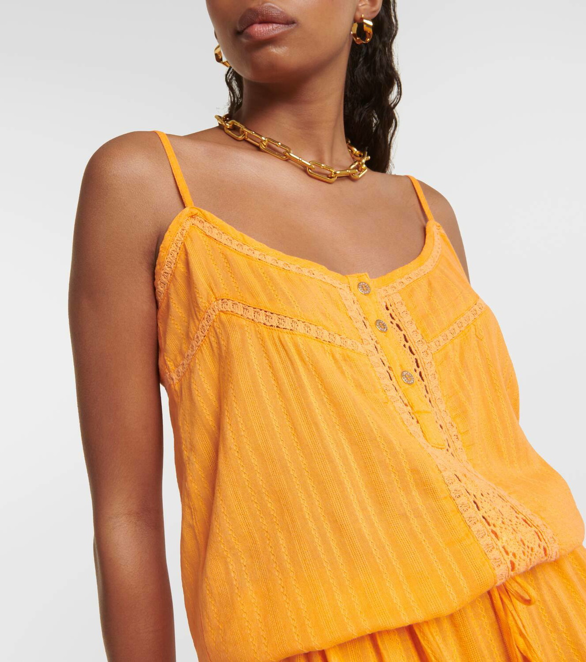 Melissa Odabash Kelly embroidered cotton minidress Melissa Odabash