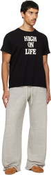 R13 Gray Relaxed Darted Sweatpants