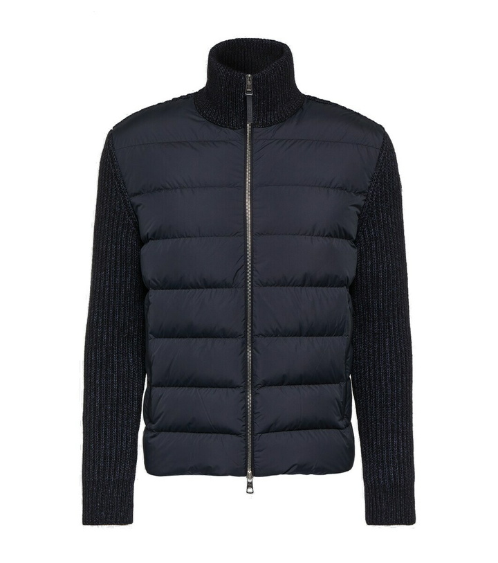 Photo: Moncler Cotton and wool down jacket