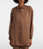 Leset Niko oversized ramie shirt