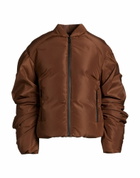 Khrisjoy Womens Puffer in Brown