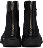 424 Black Overlay Boots