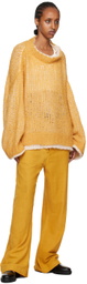 AIREI Yellow Layered Sweater