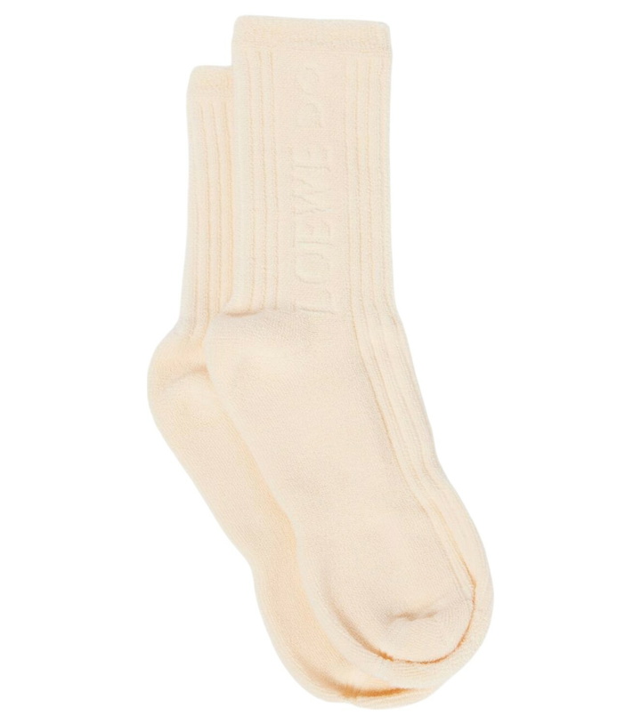 Photo: Loewe x On logo cotton-blend socks