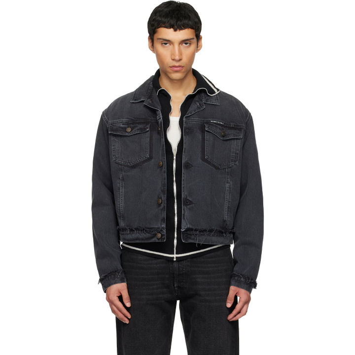 Photo: Maison Margiela Black Caban Denim Jacket