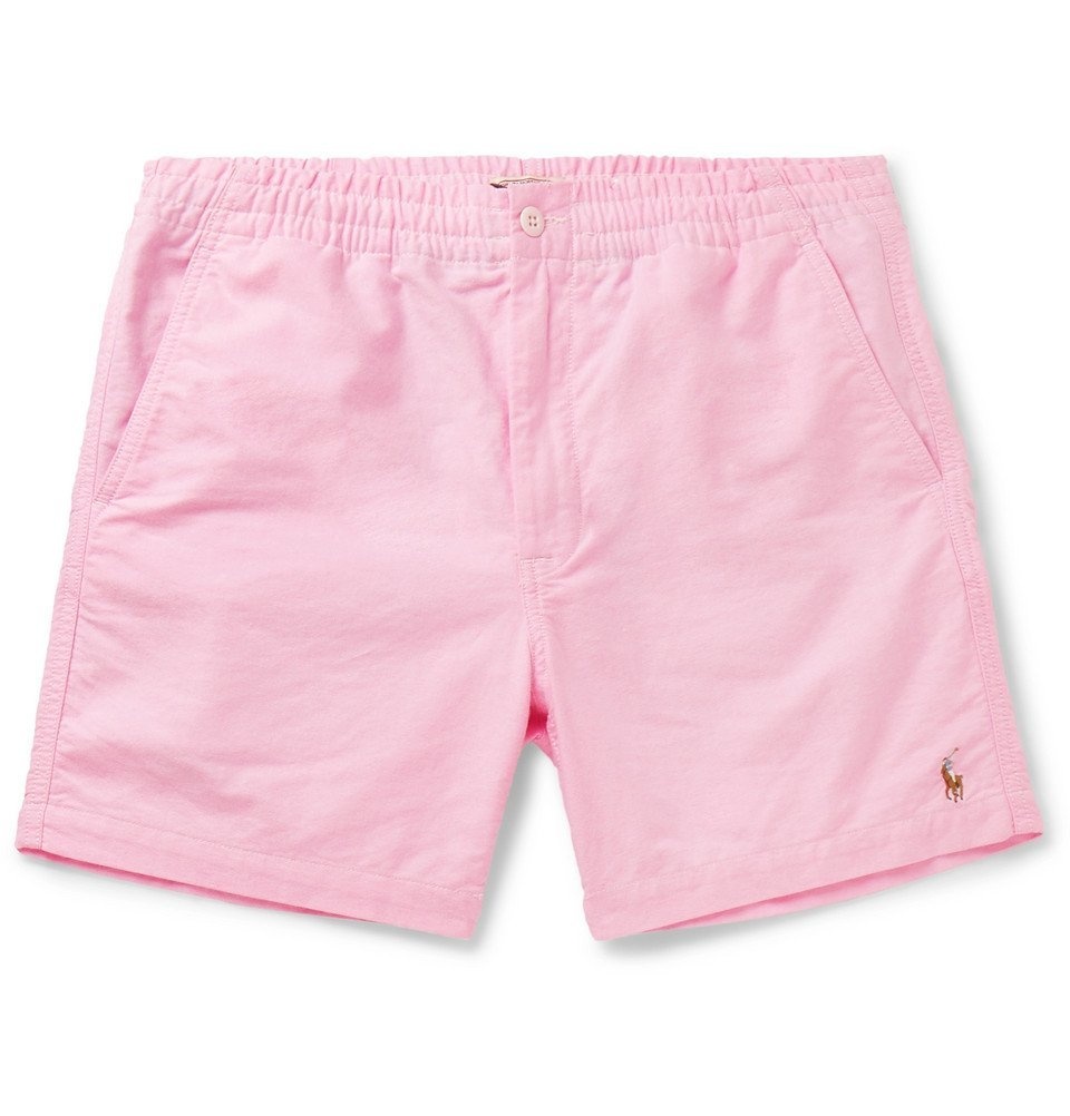 begrænse Gladys squat Polo Ralph Lauren - Prepster Cotton Oxford Shorts - Pink Polo Ralph Lauren