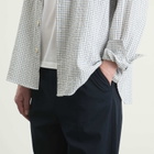 A.P.C. Men's Ricky Double Pleat Chinos in Dark Navy