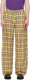 Collina Strada Yellow Lawn Trousers